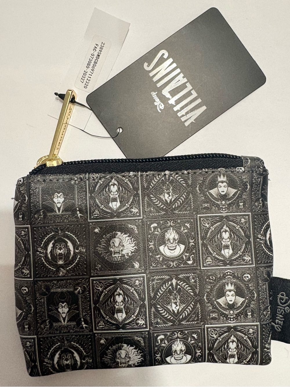 New Disney Loungefly Villains Zip Coinbag - Picture 6 of 8